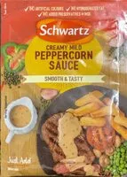 Mängden socker i Creamy mild peppercorn sauce