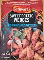 Mängden socker i Sweet potato wedges