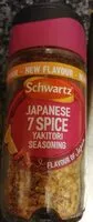 Mängden socker i Japanese 7 Spice
