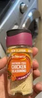 Mängden socker i Southern fried chicken seasoning