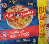 Mängden socker i French fries