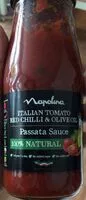 Mängden socker i Napolina italian tomato red chilli snd olive oil