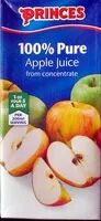 Mängden socker i 100% pure Apple Juice from Concentrate