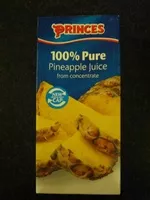 Mängden socker i 100% pure pineapple juice from concentrate