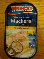 Mängden socker i Mackerel Fillets in Sunflower Oil