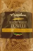 Mängden socker i Napolina Whole Wheat Fusilli 500G