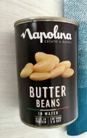 Mängden socker i Butter Beans in Water
