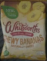 Mängden socker i chewy bananas