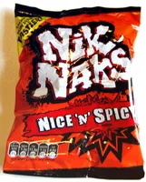 Mängden socker i Nik Naks Nice n Spicy