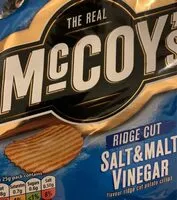 Mängden socker i McCoy's Salt & Vinegar Crisps