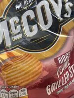 Mängden socker i McCoys Ridge Cut Flame Grilled Steak Crisps