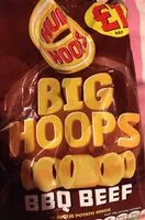 Mängden socker i Big Hoops BBQ Beef