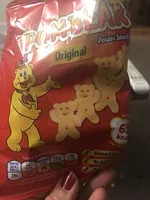 Mängden socker i POM-BEAR Potato snacks