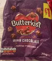 Mängden socker i Crunchy orange chocolate flavour toffee popcorn