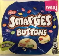 Mängden socker i Smarties buttons