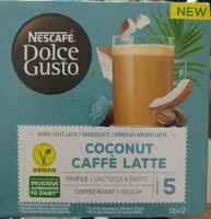 Mängden socker i Coconut café late