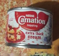 Mängden socker i Nestle Extra Thick Cream