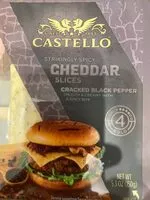 Mängden socker i Cheddar mit schwarzem Pfeffer