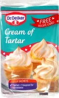 Mängden socker i Cream of Tartar