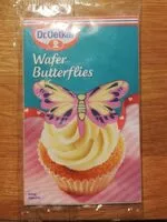 Mängden socker i Wafer butterflies