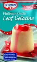 Mängden socker i Platinum Grade Leaf Gelatine 8 Leaves