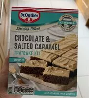 Mängden socker i Chocolate & salted caramel traybake kit