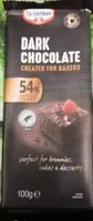 Mängden socker i Dark chocolate created for bakers 54%
