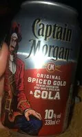 Mängden socker i Captain Morgan Cola
