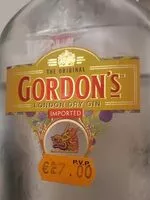Mängden socker i 35CL Gin Gordon's