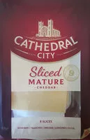 Mängden socker i Sliced mature cheddar
