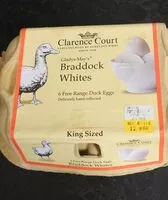 Mängden socker i Braddock Whites Free Range Duck Eggs