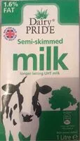 Mängden socker i Dairy Pride Semmi Skimmed Milk