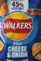 Mängden socker i Cheese and onion chip