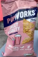 Mängden socker i Sweet & Salty Popped Crisps
