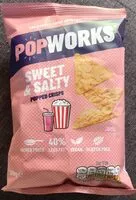 Mängden socker i Popworks Sweet & Salty