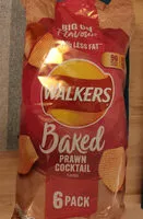 Mängden socker i Baked prawn cocktail flavour