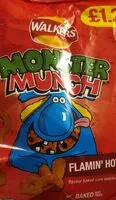 Mängden socker i Monster munch