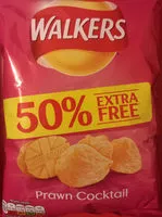 Mängden socker i Walkers Prawn Coctail
