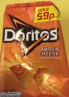 Mängden socker i Doritos tangy cheese