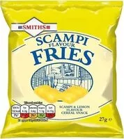 Mängden socker i Smiths Scampi & Lemon Snacks