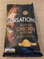 Mängden socker i Sensations Roasted Chicken & Thyme Flavour Potato Crisps