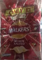 Mängden socker i Ready salted