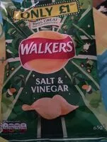 Mängden socker i Walkers salt & vinegar