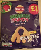 Mängden socker i Monster Munch Pickled Onion