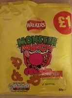 Mängden socker i Monster Munch