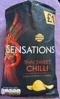 Mängden socker i Sensations thai sweet chilli