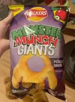 Mängden socker i Walkers Monster Munch Giants