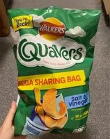 Mängden socker i Quavers salt & vinegar