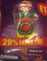 Mängden socker i Monster munch