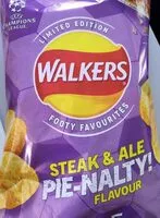 Mängden socker i Steak & Ale Pie-Nalty Crisps